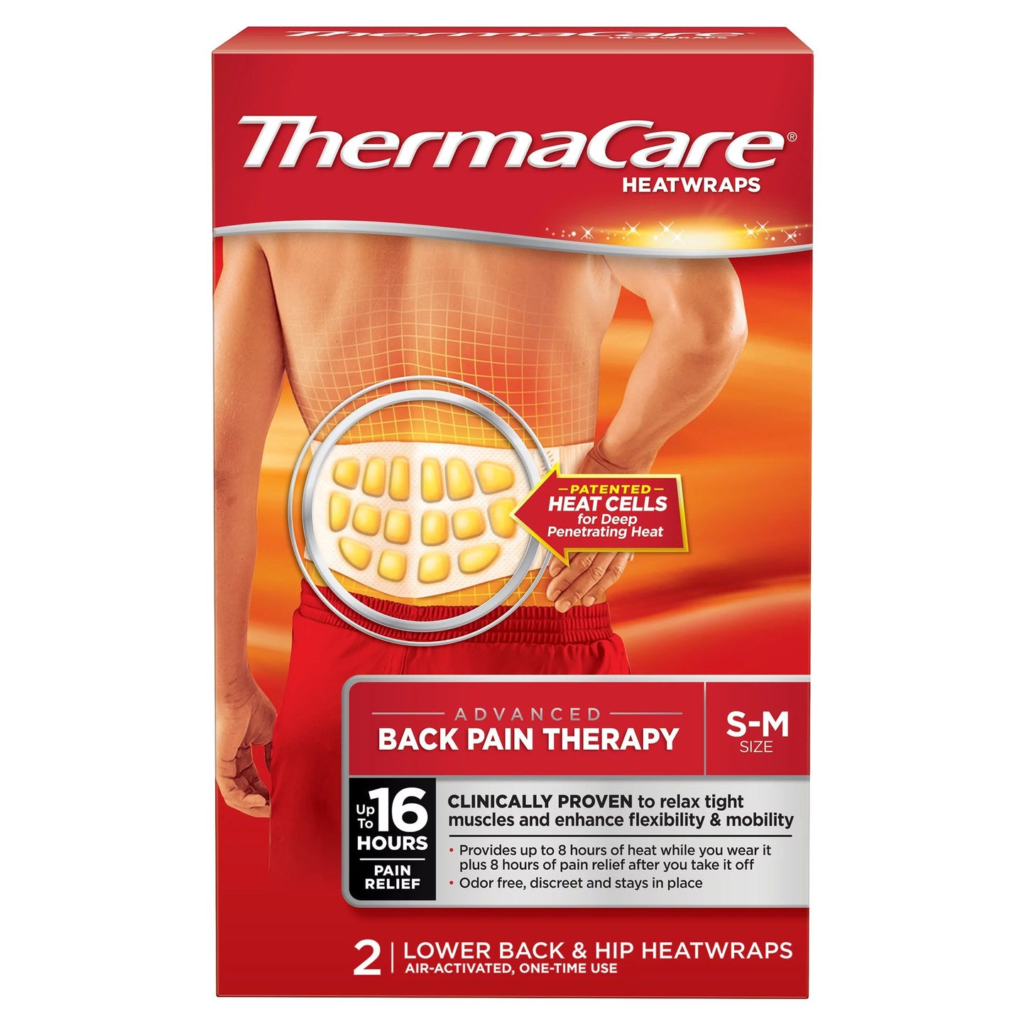 ThermaCare® HeatWraps Instant Hot Pack, Small / Medium