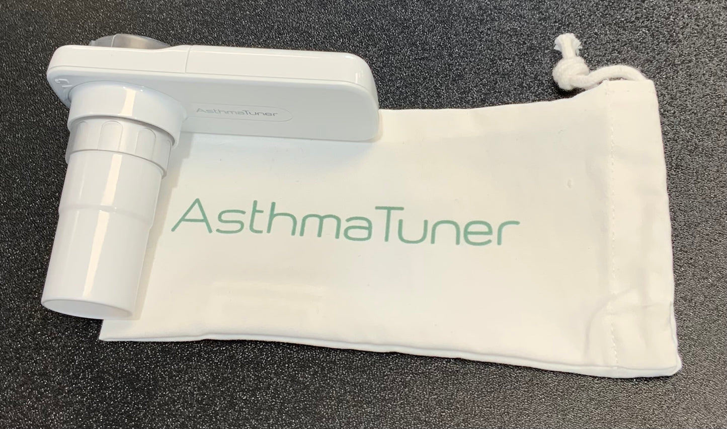AsthmaTuner Home Spirometer Includes the 1st Year Treatment Plan on Mobile App