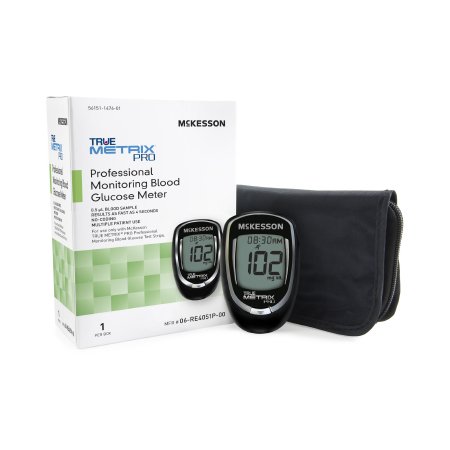 Blood Glucose Meter McKesson TRUE METRIX® PRO 4 Second Results Stores up to 500 Results No Coding Required