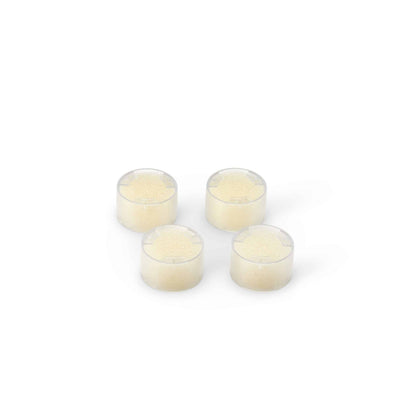 Three cylindrical Transcend AirMist HME cartridges, typically used for CPAP therapy with a white and clear design.