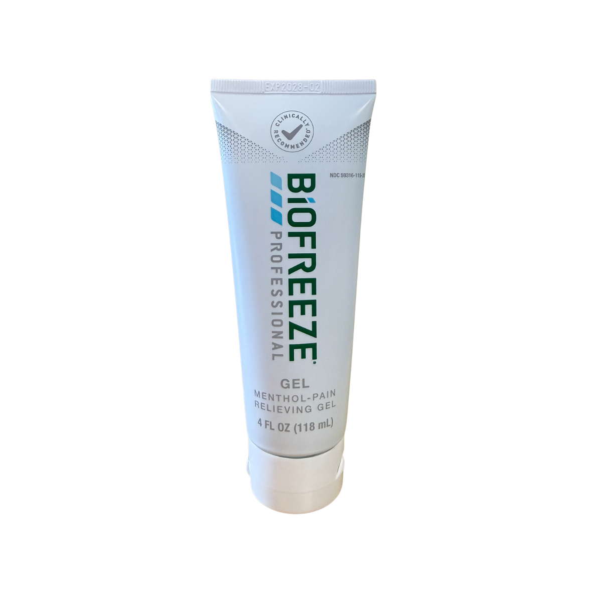 Biofreeze Professional pain relief gel tube for temporary relief of sore muscles, joint pain, and aches.