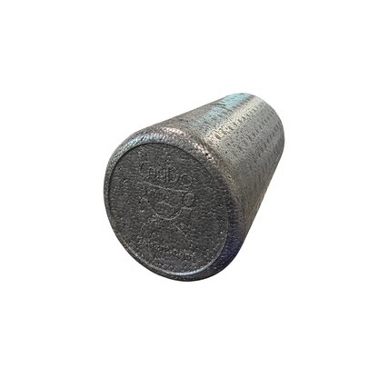 CanDo high-density foam roller for muscle recovery, stretching, balance exercises, and physical therapy training on a white background.