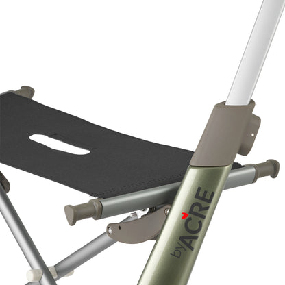 Close-up of arollator with 'Acre' branding on a white background