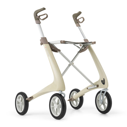 White rollator on white background