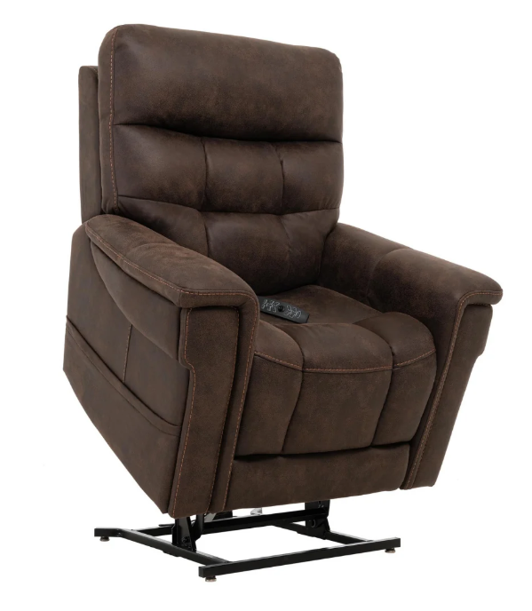 Walnut recliner with lift
