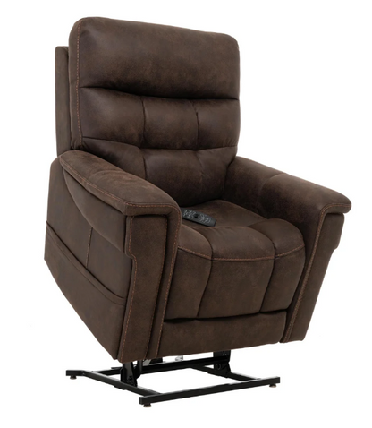 Walnut recliner with lift