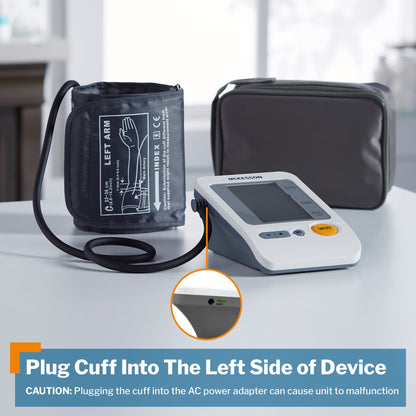 Automatic blood pressure monitor for daily health and wellness monitoring