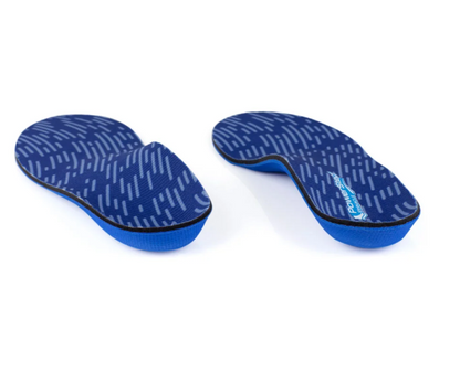 Powerstep insoles on white background