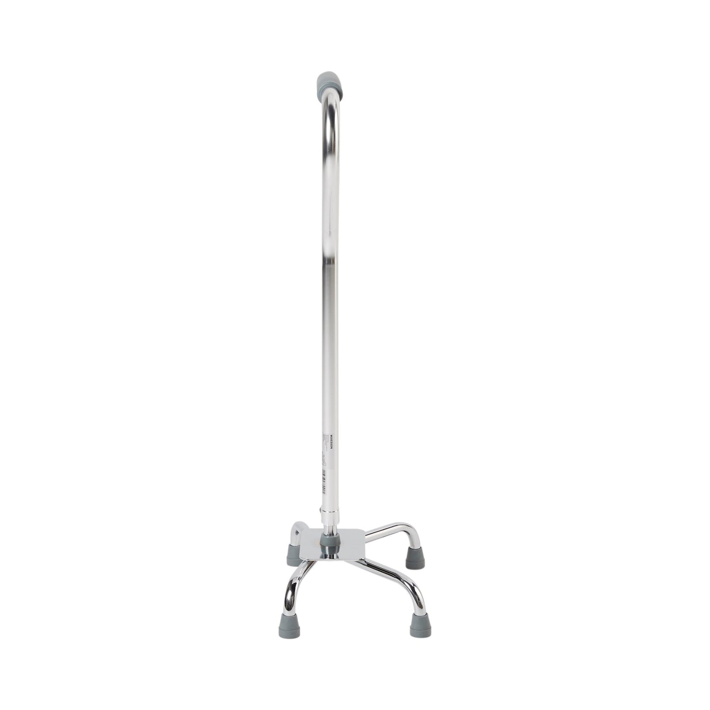 McKesson Steel Chrome Offset Quad Cane, 29 – 37½ Inch