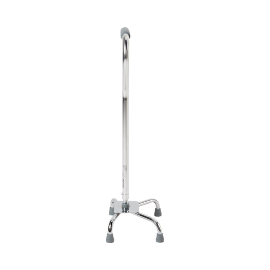 McKesson Steel Chrome Offset Quad Cane, 29 – 37½ Inch